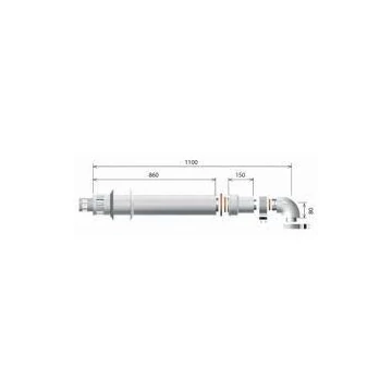Ariston 80/125 oldalfali szett 3318090