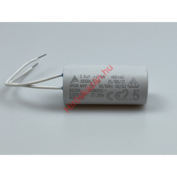 Ariston B60 szivattyú kondenzátor 61000652-10