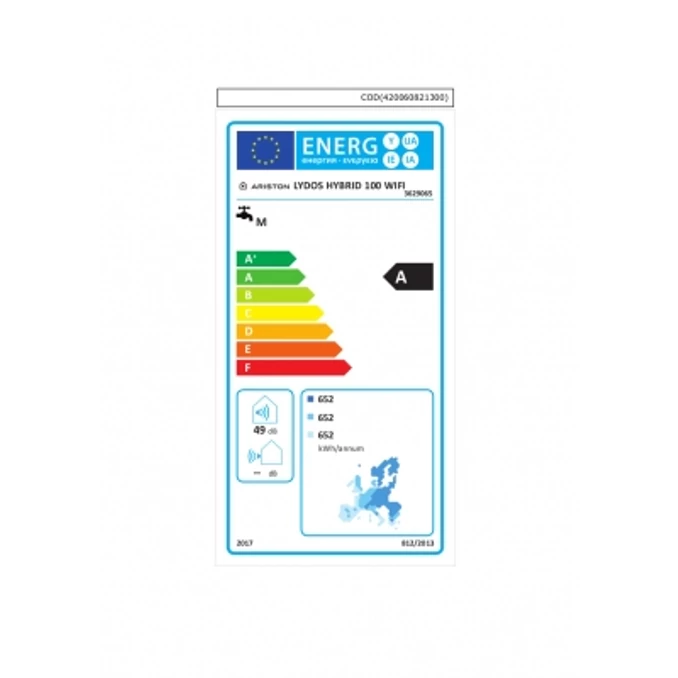 Kép 3/3 - Ariston Lydos Hybrid Wifi villanybojler 3629065