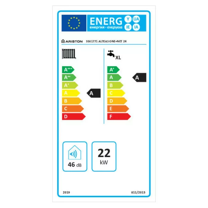 Kép 9/9 - Ariston ALTEAS ONE+ NET 24 kondenzációs kombi gázkazán 3301771